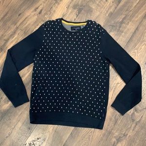 Ted Baker London Navy Crewneck Sweater Size Small